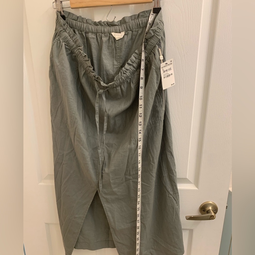 Caslon Green Drawstring Skirt